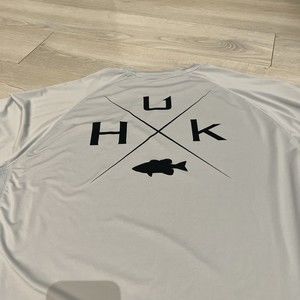 Huk Performance Fishing Men's Vented Solid Sleeved Shirt-Size L